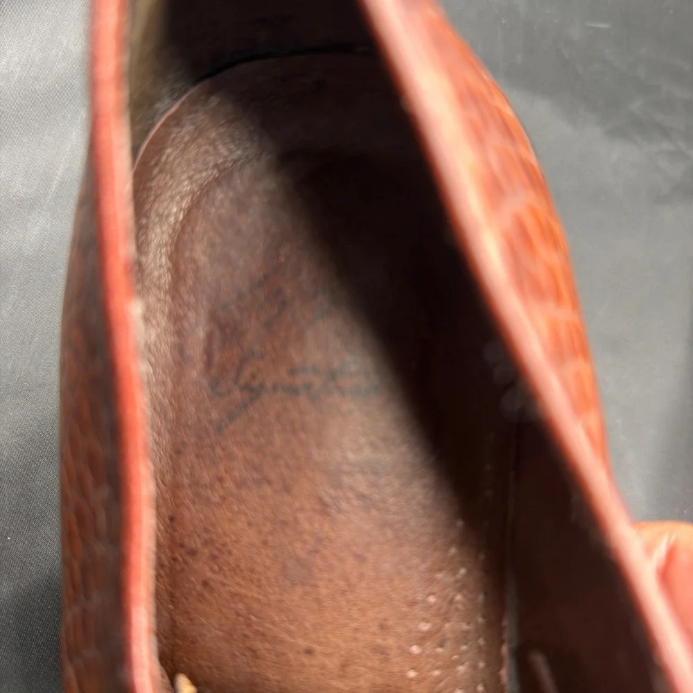 Handmade Genuine Lizard Leather Dress Shoes Men's 11.5 Spain Exotic Reptile